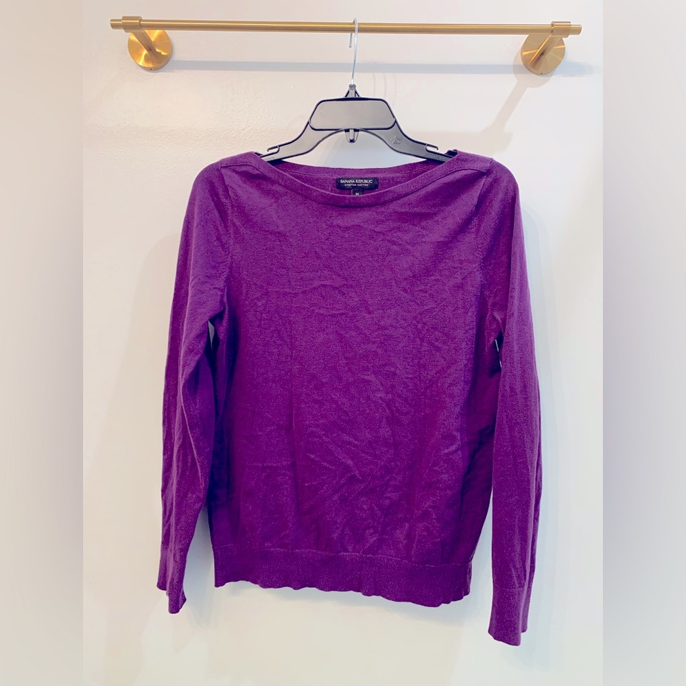 Purple sweater, size medium
